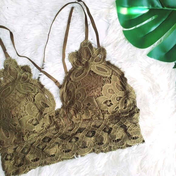 OLIVE CROCHET BRALETTE - Picture 5 of 9